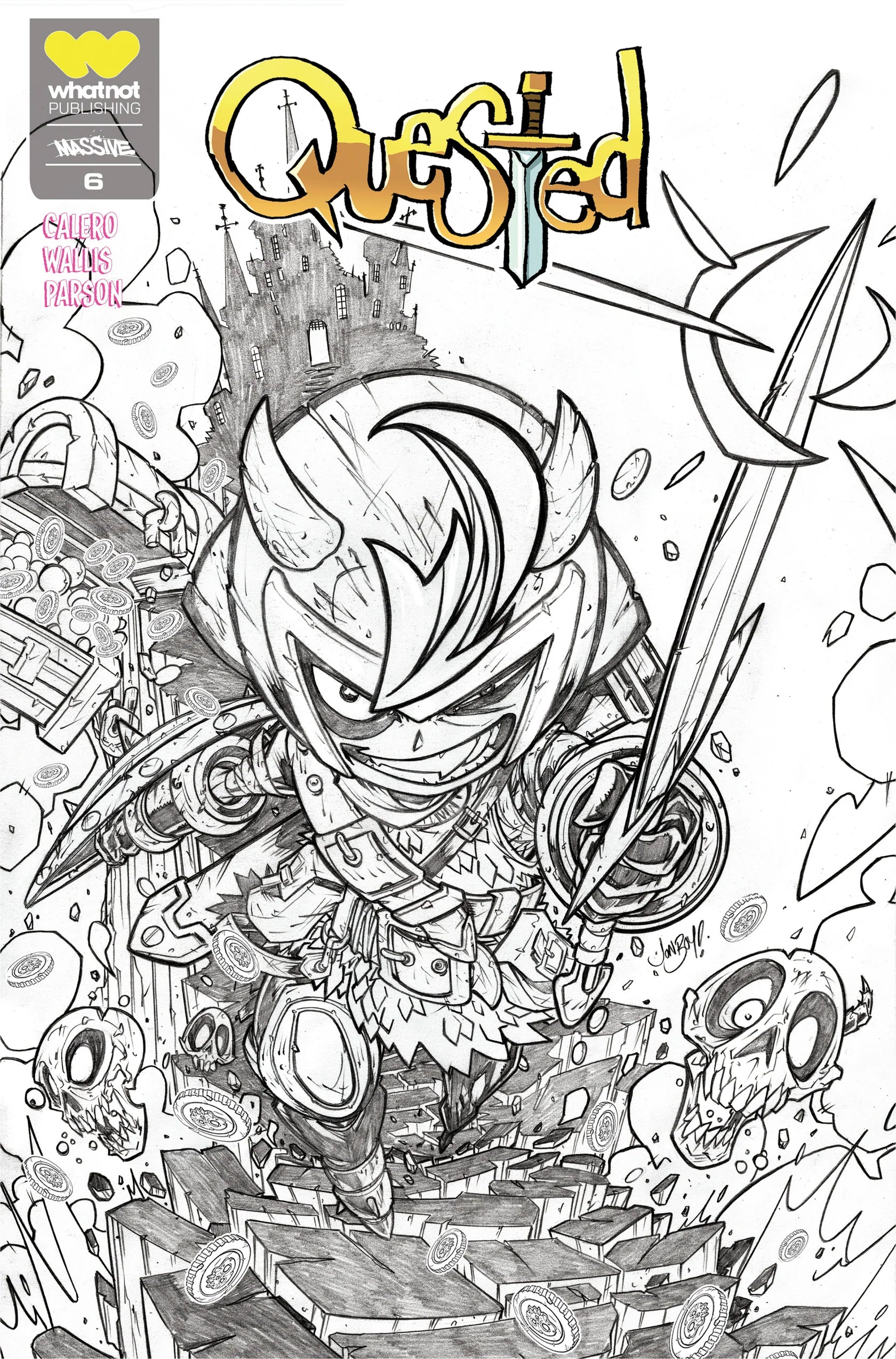 Jon Quested Quested #6 1:10 Sketch Variant – jonboymeyers