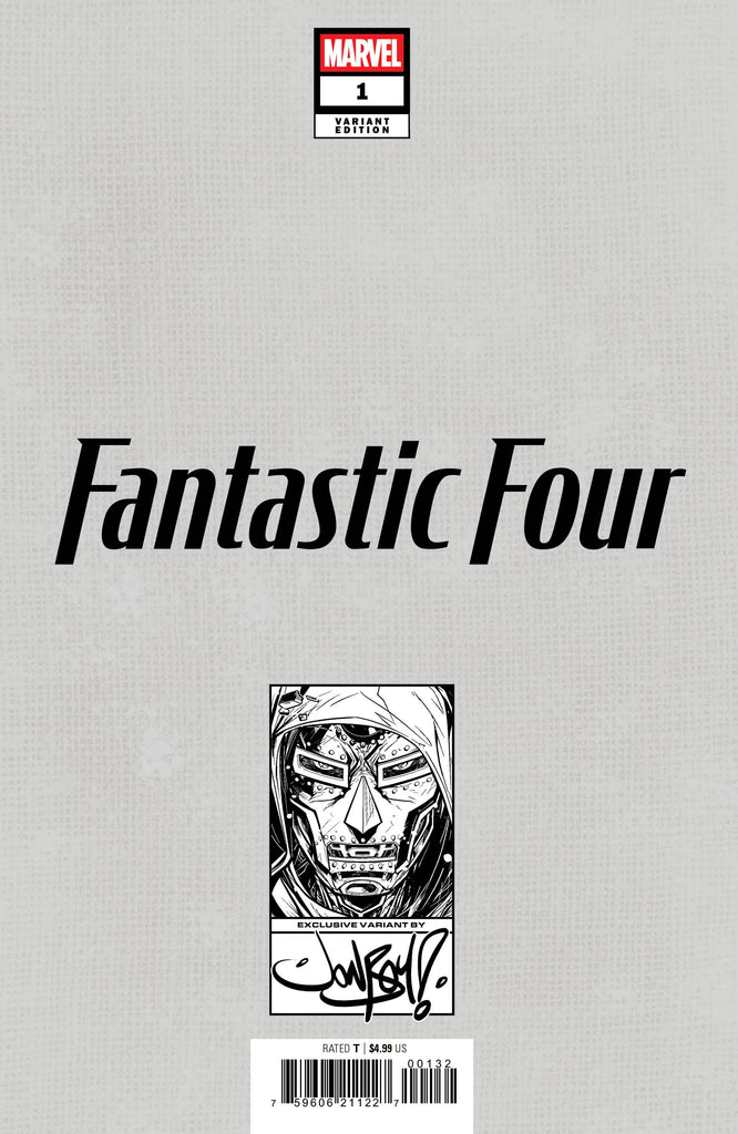 Fantastic Four #1  Trade Retailer Exclusive Signed with Foil COA - Back
