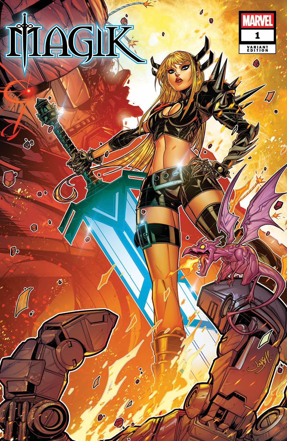 Magik #1 Trade Dress Retailer Exclusive with Foil COA – jonboymeyers Magik #1 Trade Dress Retailer Exclusive with Foil COA – jonboymeyers