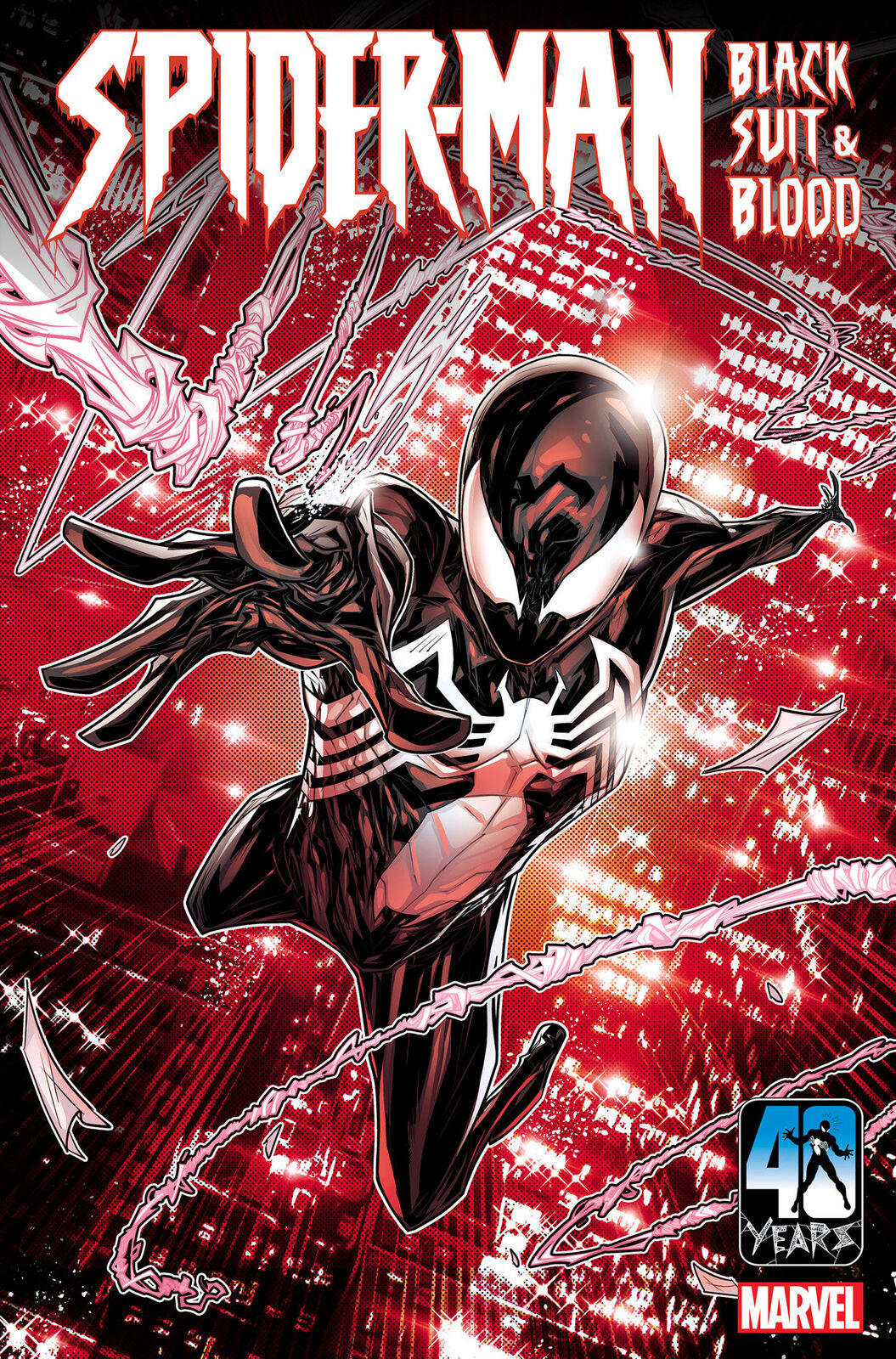 Spider Blood Spiderman Black Suit & Blood #3 Jonboy Meyers FOIL COA Edition ...